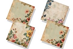 Vintage Floral Seamless Digital Paper Bundle Product Image 2