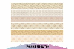 Vintage Floral Seamless Pattern Strips Product Image 1