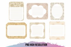 Vintage Floral Shaped Journaling Area Product Image 1