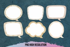 Vintage Floral Pattern Speech Bubbles Product Image 1