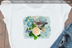 Vintage Floral and Birds Sublimation Bundle Product Image 3