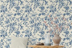 Toile De Jouy Vintage Floral Pattern Product Image 5
