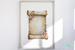 Vintage Floral Watercolor Clipart Product Image 2