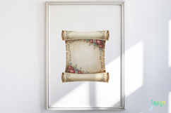 Vintage Floral Watercolor Clipart Product Image 2