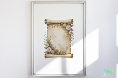 Vintage Floral Watercolor Clipart Product Image 2