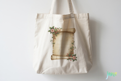 Vintage Floral Watercolor Clipart Product Image 3