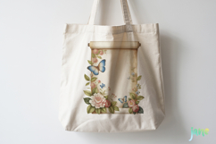 Vintage Floral Watercolor Clipart Product Image 3