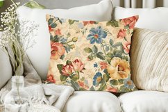 Vintage Floral Digital Paper Bundle Product Image 3