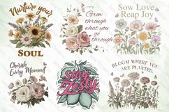 Vintage Flower Sublimation Bundle Product Image 4