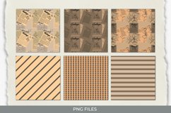 Vintage Flower Article in Newspaper Pattern Paper Packs Product Image 1