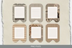 Vintage Flower Newspaper Seamless Pattern Product Image 1