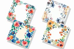 Vintage Flower Digital Paper Bundle Product Image 2