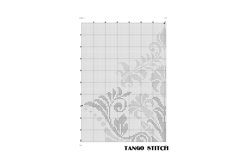 Vintage flower easy cross stitch floral hand embroidery - Tango Stitch
