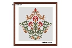 Vintage flower easy cross stitch floral hand embroidery - Tango Stitch