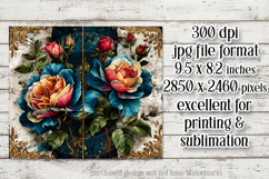 Vintage Mousepad, Sublimation Mousepad, Floral Mousepad, d10 Product Image 2