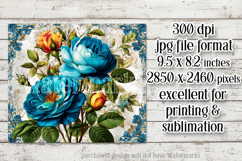 Vintage Mousepad, Sublimation Mousepad, Floral Mousepad, 100 Product Image 2