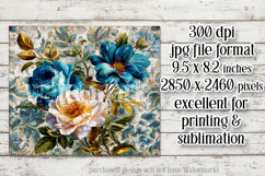 Vintage Mousepad, Sublimation Mousepad, Floral Mousepad, 102 Product Image 2