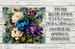 Vintage Mousepad, Sublimation Mousepad, Floral Mousepad, 105 Product Image 2