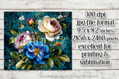 Vintage Mousepad, Sublimation Mousepad, Floral Mousepad, 108 Product Image 2