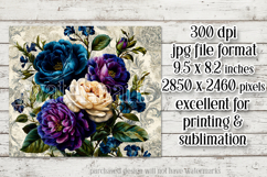 Vintage Mousepad, Sublimation Mousepad, Floral Mousepad, 111 Product Image 2