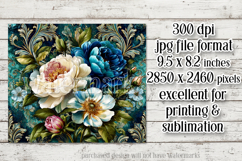 Vintage Mousepad, Sublimation Mousepad, Floral Mousepad, 112 Product Image 2
