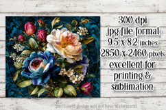 Vintage Mousepad, Sublimation Mousepad, Floral Mousepad, d12 Product Image 2