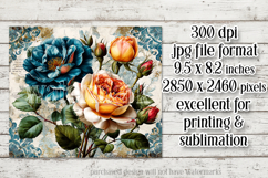 Vintage Mousepad, Sublimation Mousepad, Floral Mousepad, 120 Product Image 2