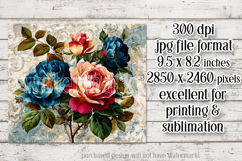 Vintage Mousepad, Sublimation Mousepad, Floral Mousepad, 125 Product Image 2