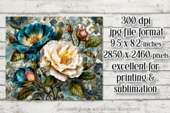 Vintage Mousepad, Sublimation Mousepad, Floral Mousepad, 128 Product Image 2