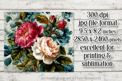 Vintage Mousepad, Sublimation Mousepad, Floral Mousepad, 129 Product Image 2