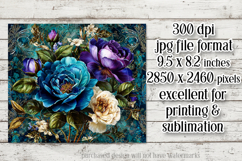 Vintage Mousepad, Sublimation Mousepad, Floral Mousepad, d13 Product Image 2