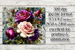 Vintage Mousepad, Sublimation Mousepad, Floral Mousepad, 130 Product Image 2