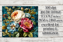 Vintage Mousepad, Sublimation Mousepad, Floral Mousepad, 131 Product Image 2