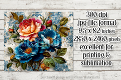 Vintage Mousepad, Sublimation Mousepad, Floral Mousepad, 137 Product Image 2