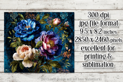 Vintage Mousepad, Sublimation Mousepad, Floral Mousepad, d15 Product Image 2