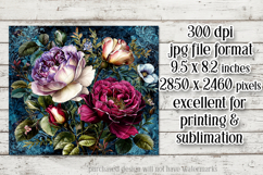 Vintage Mousepad, Sublimation Mousepad, Floral Mousepad, d17 Product Image 2