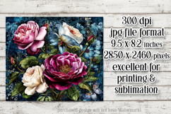 Vintage Mousepad, Sublimation Mousepad, Floral Mousepad, d18 Product Image 2