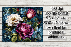 Vintage Mousepad, Sublimation Mousepad, Floral Mousepad, d19 Product Image 2