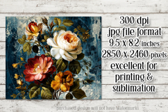 Vintage Mousepad, Sublimation Mousepad, Floral Mousepad, d2 Product Image 2