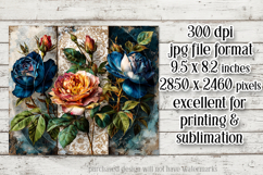 Vintage Mousepad, Sublimation Mousepad, Floral Mousepad, d20 Product Image 2