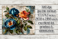 Vintage Mousepad, Sublimation Mousepad, Floral Mousepad, d21 Product Image 2