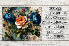 Vintage Mousepad, Sublimation Mousepad, Floral Mousepad, d22 Product Image 2