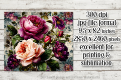 Vintage Mousepad, Sublimation Mousepad, Floral Mousepad, d24 Product Image 2