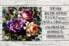 Vintage Mousepad, Sublimation Mousepad, Floral Mousepad, d25 Product Image 2