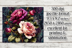 Vintage Mousepad, Sublimation Mousepad, Floral Mousepad, d27 Product Image 2