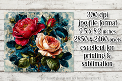 Vintage Mousepad, Sublimation Mousepad, Floral Mousepad, d29 Product Image 2