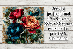Vintage Mousepad, Sublimation Mousepad, Floral Mousepad, d31 Product Image 2