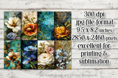 Vintage Mousepad, Sublimation Mousepad, Floral Mousepad, d33 Product Image 2