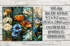Vintage Mousepad, Sublimation Mousepad, Floral Mousepad, d34 Product Image 2