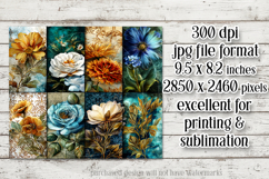 Vintage Mousepad, Sublimation Mousepad, Floral Mousepad, d35 Product Image 2